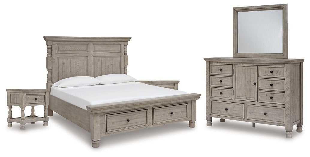 Harrastone Bedroom Set - World Furniture Gallery (Newark, CA)