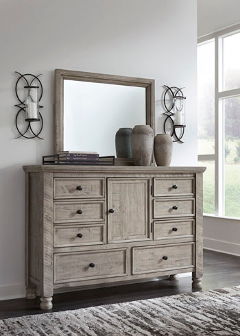 Harrastone Dresser and Mirror - World Furniture Gallery (Newark, CA)