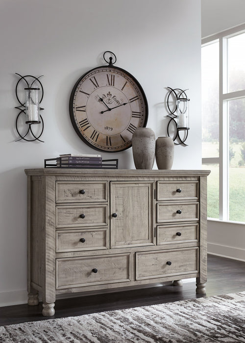 Harrastone Dresser and Mirror - World Furniture Gallery (Newark, CA)