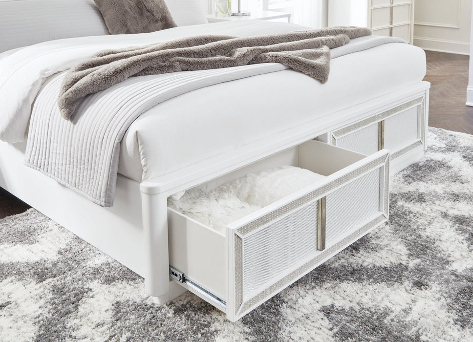 Chalanna Upholstered Storage Bed - World Furniture Gallery (Newark, CA)