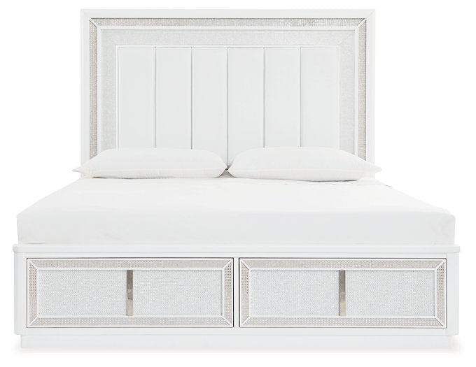 Chalanna Upholstered Storage Bed - World Furniture Gallery (Newark, CA)