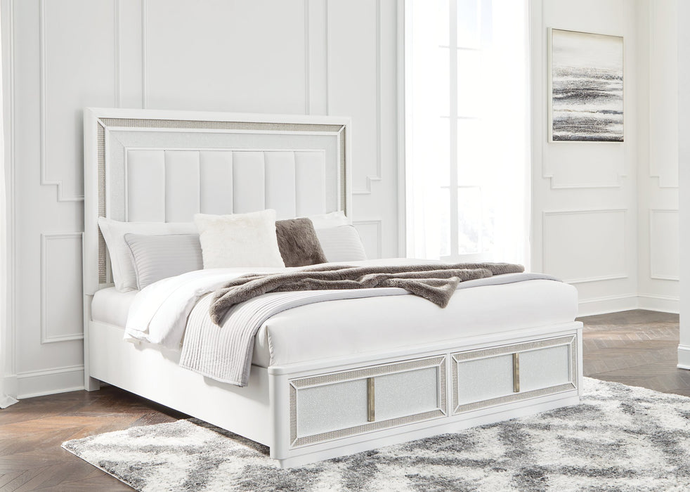 Chalanna Upholstered Storage Bed - World Furniture Gallery (Newark, CA)