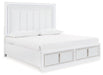 Chalanna Upholstered Storage Bed - World Furniture Gallery (Newark, CA)