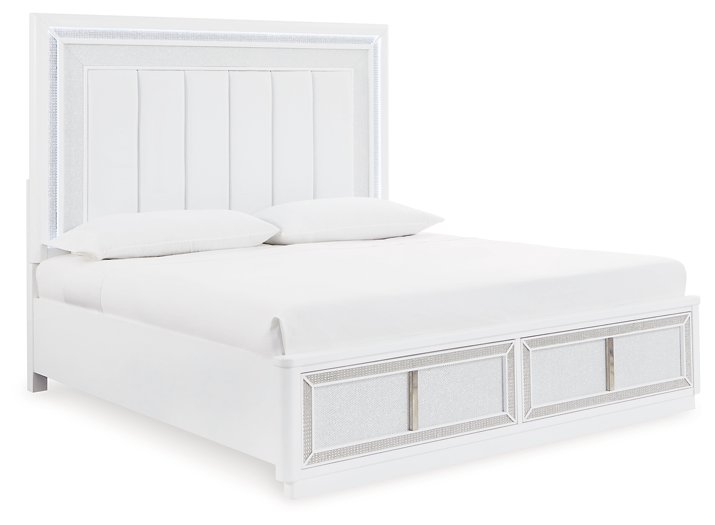 Chalanna Upholstered Storage Bed - World Furniture Gallery (Newark, CA)