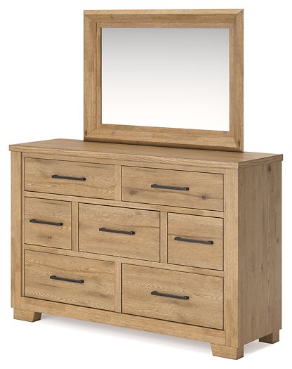 Galliden Dresser and Mirror - World Furniture Gallery (Newark, CA)