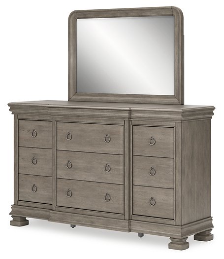 Lexorne Dresser and Mirror - World Furniture Gallery (Newark, CA)