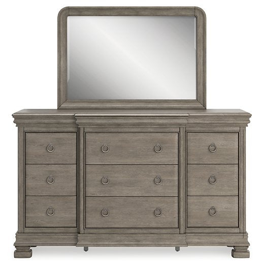 Lexorne Dresser and Mirror - World Furniture Gallery (Newark, CA)