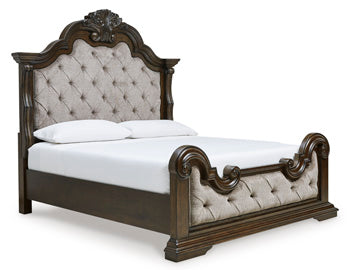 Maylee Upholstered Bed - World Furniture Gallery (Newark, CA)