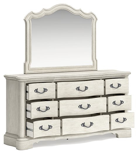 Arlendyne Dresser and Mirror - World Furniture Gallery (Newark, CA)