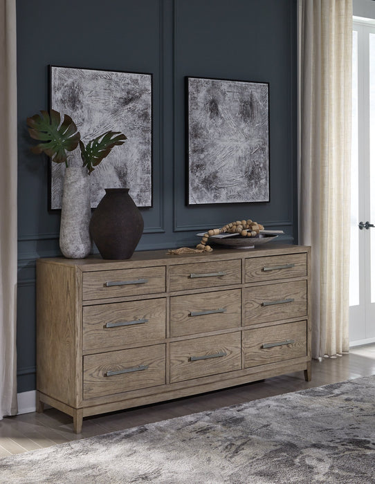 Chrestner Dresser and Mirror - World Furniture Gallery (Newark, CA)