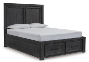 Foyland Panel Storage Bed - World Furniture Gallery (Newark, CA)