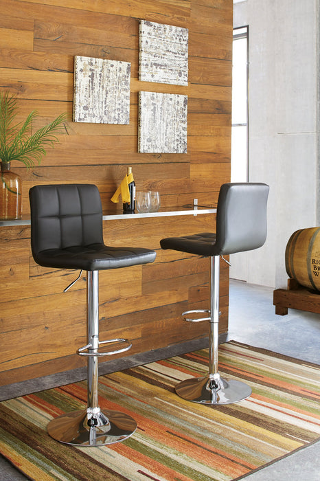 Bellatier Adjustable Height Bar Stool - World Furniture Gallery (Newark, CA)