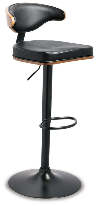 Bellatier Adjustable Height Bar Stool - World Furniture Gallery (Newark, CA)