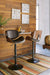 Bellatier Adjustable Height Bar Stool - World Furniture Gallery (Newark, CA)