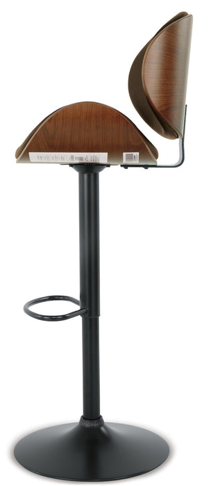 Bellatier Adjustable Height Bar Stool - World Furniture Gallery (Newark, CA)