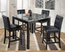 Maysville Counter Height Dining Table and Bar Stools (Set of 5) - World Furniture Gallery (Newark, CA)