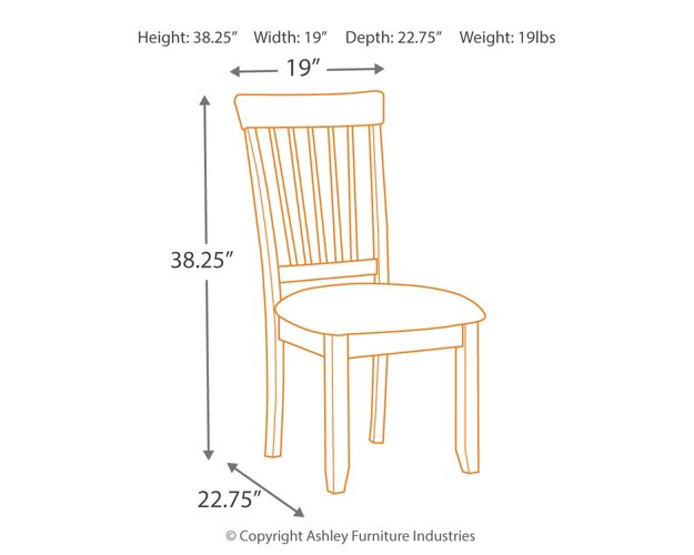 Berringer Dining Chair Set - World Furniture Gallery (Newark, CA)