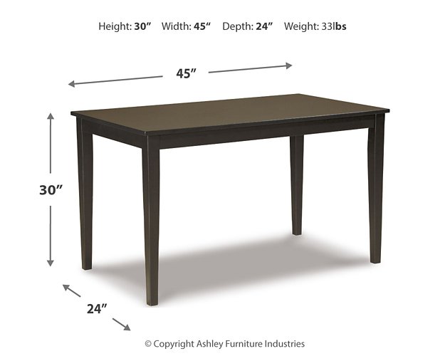 Kimonte Dining Set - World Furniture Gallery (Newark, CA)