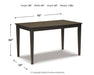 Kimonte Dining Table - World Furniture Gallery (Newark, CA)