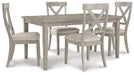 Parellen Dining Room Set - World Furniture Gallery (Newark, CA)