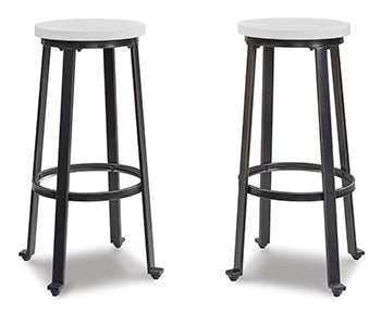 Challiman Bar Height Stool - World Furniture Gallery (Newark, CA)