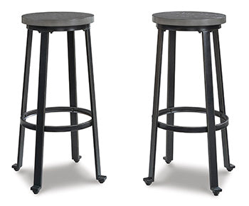 Challiman Bar Height Stool - World Furniture Gallery (Newark, CA)