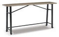 Lesterton Long Counter Table - World Furniture Gallery (Newark, CA)