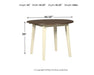 Woodanville Dining Drop Leaf Table - World Furniture Gallery (Newark, CA)