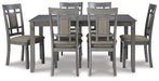 Jayemyer Dining Table and Chairs (Set of 7) - World Furniture Gallery (Newark, CA)