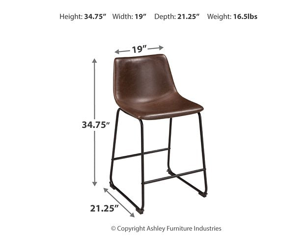 Centiar Counter Height Bar Stool - World Furniture Gallery (Newark, CA)