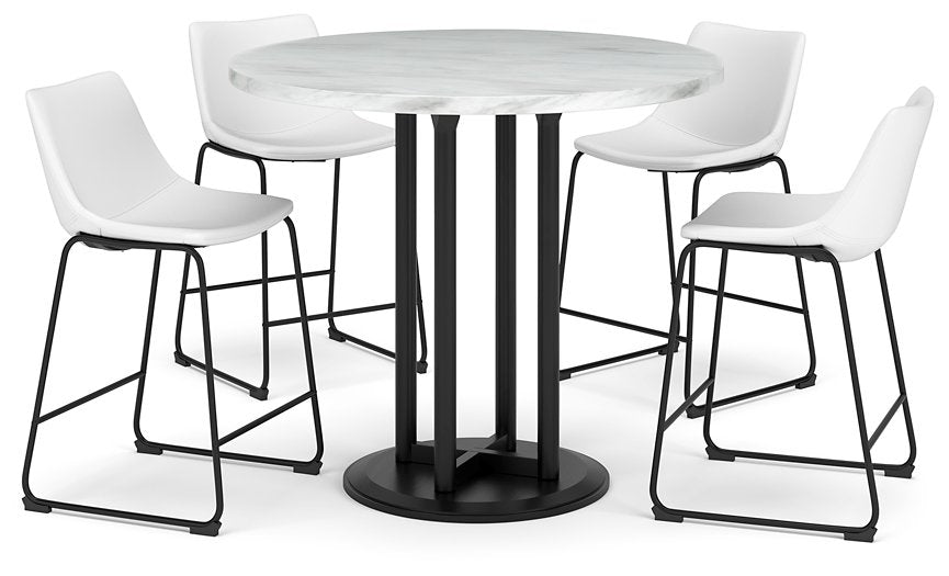 Centiar Counter Height Dining Set - World Furniture Gallery (Newark, CA)