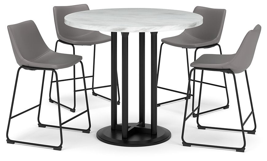 Centiar Counter Height Dining Set - World Furniture Gallery (Newark, CA)