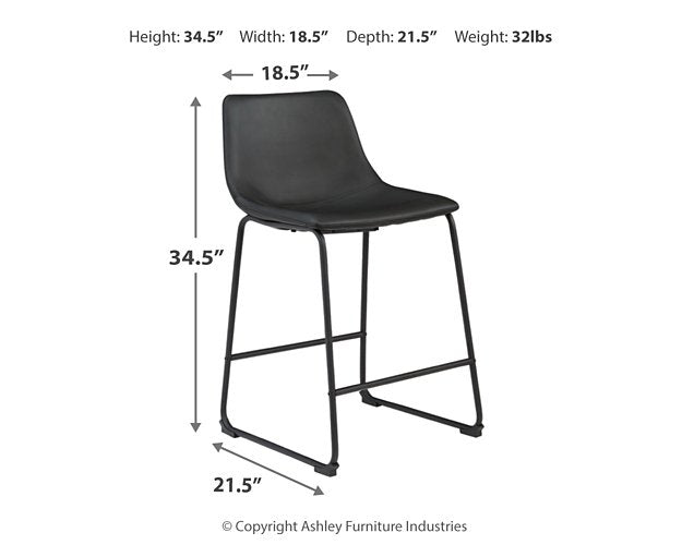 Centiar Counter Height Bar Stool - World Furniture Gallery (Newark, CA)