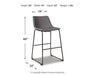 Centiar Pub Height Bar Stool - World Furniture Gallery (Newark, CA)