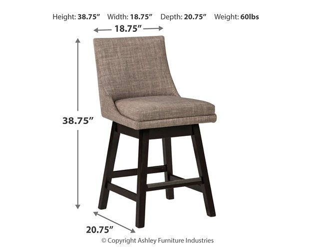 Tallenger Counter Height Bar Stool - World Furniture Gallery (Newark, CA)