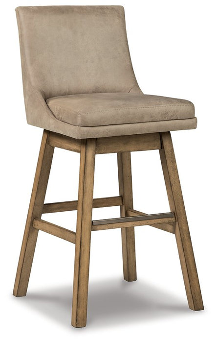 Tallenger Bar Height Bar Stool - World Furniture Gallery (Newark, CA)