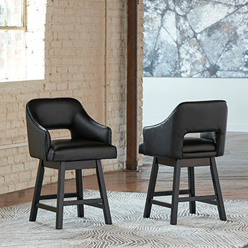 Tallenger Counter Height Bar Stool - World Furniture Gallery (Newark, CA)