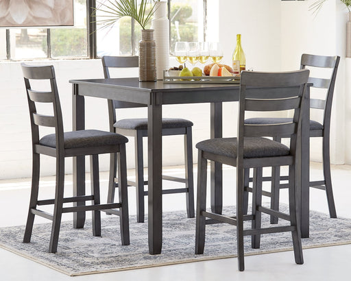 Bridson Counter Height Dining Table and Bar Stools (Set of 5) - World Furniture Gallery (Newark, CA)