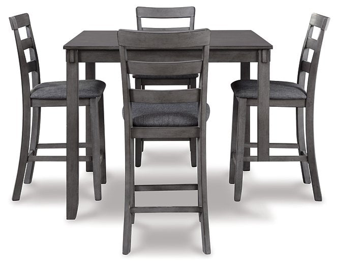 Bridson Counter Height Dining Table and Bar Stools (Set of 5) - World Furniture Gallery (Newark, CA)