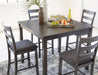 Bridson Counter Height Dining Table and Bar Stools (Set of 5) - World Furniture Gallery (Newark, CA)