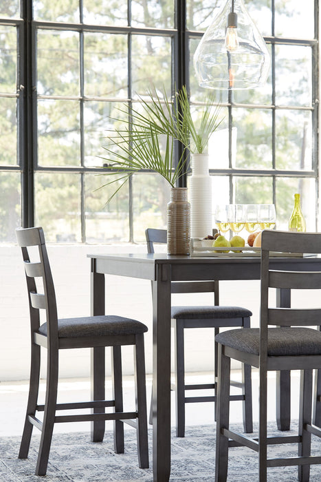 Bridson Counter Height Dining Table and Bar Stools (Set of 5) - World Furniture Gallery (Newark, CA)