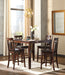 Bennox Counter Height Dining Table and Bar Stools (Set of 5) - World Furniture Gallery (Newark, CA)