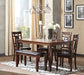 Bennox Dining Table and Chairs with Bench (Set of 6) - World Furniture Gallery (Newark, CA)