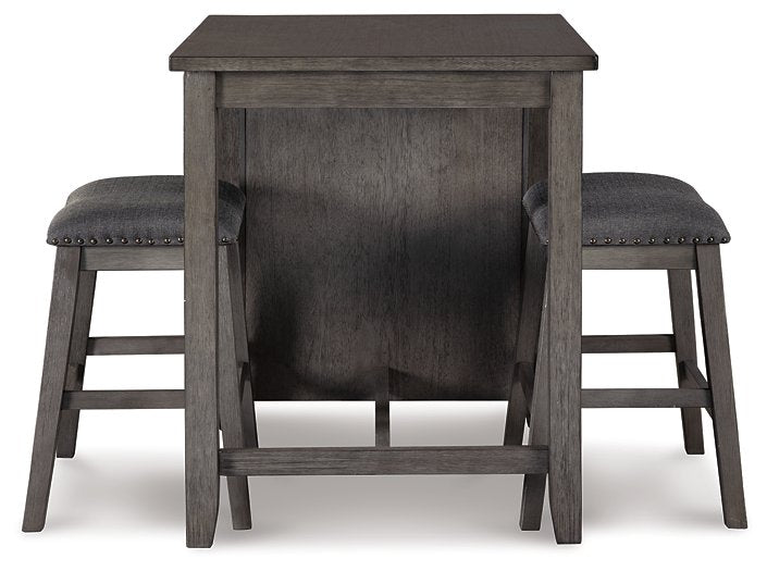 Caitbrook Counter Height Dining Table and Bar Stools (Set of 3) - World Furniture Gallery (Newark, CA)