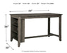 Caitbrook Counter Height Dining Table - World Furniture Gallery (Newark, CA)