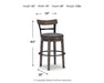 Caitbrook Bar Height Bar Stool - World Furniture Gallery (Newark, CA)