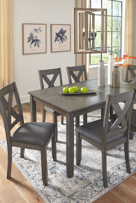 Caitbrook Dining Table and Chairs (Set of 7) - World Furniture Gallery (Newark, CA)