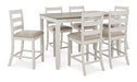 Skempton Counter Height Dining Table and Bar Stools (Set of 7) - World Furniture Gallery (Newark, CA)