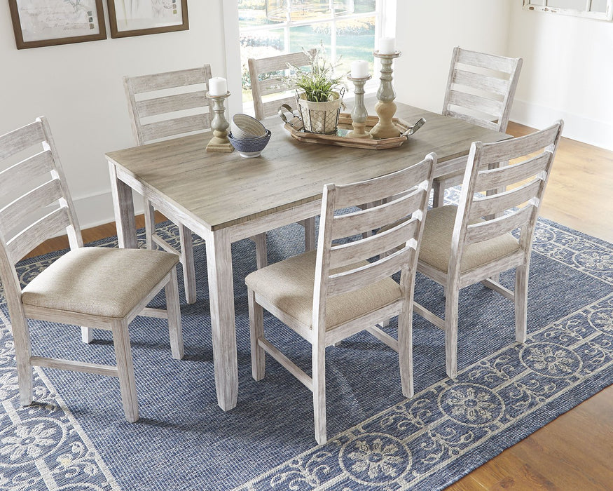 Skempton Dining Table and Chairs (Set of 7) - World Furniture Gallery (Newark, CA)