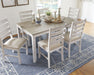 Skempton Dining Table and Chairs (Set of 7) - World Furniture Gallery (Newark, CA)